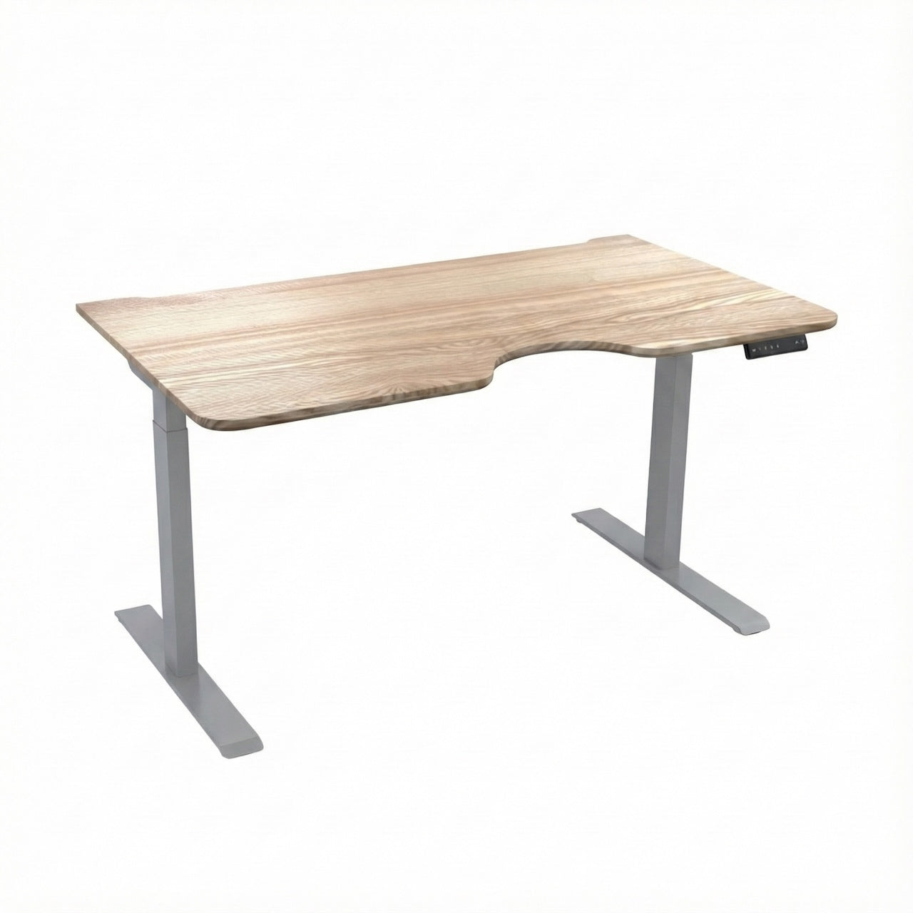 Комп’ютерний стіл двомоторний двоступеневий Kaidi Gray