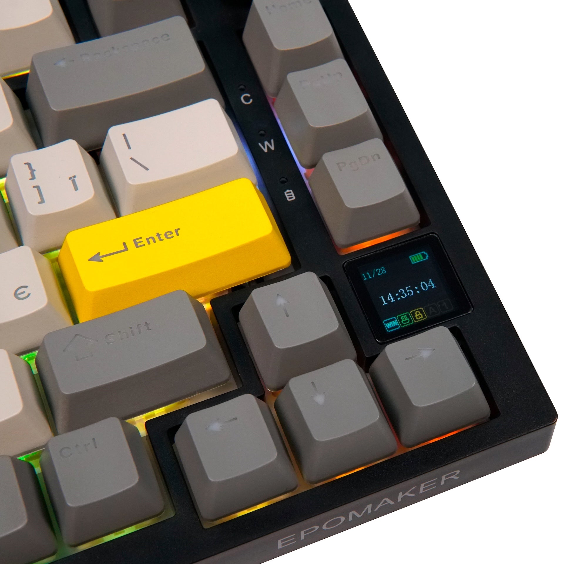 Клавіатура механічна бездротова EPOMAKER AK820 Pro Gift Switch Black (AK820-PRO-B-G)