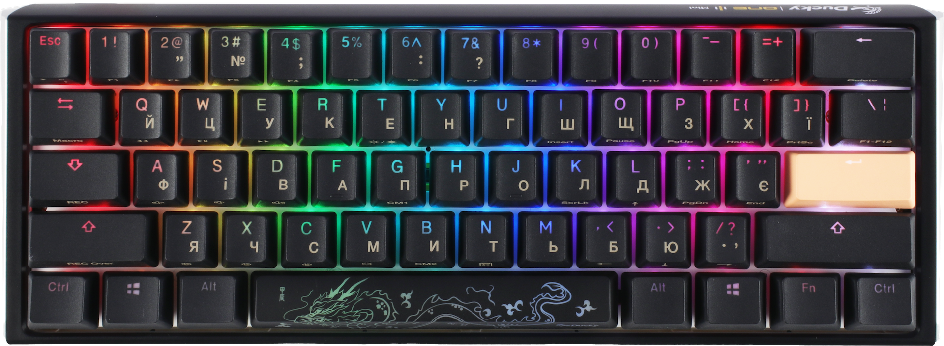 Механічна клавіатура Ducky One 3 Mini RGB Black UA