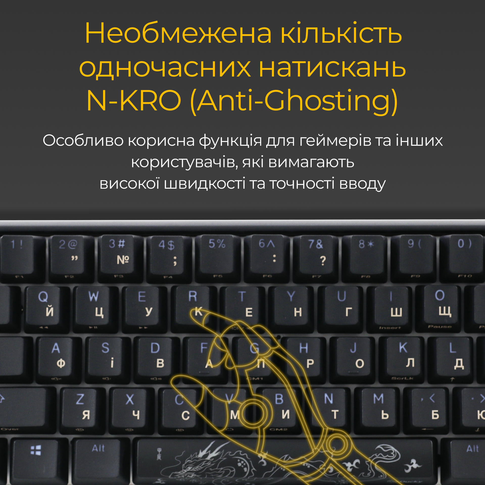 Механічна клавіатура Ducky One 3 Mini RGB Black UA