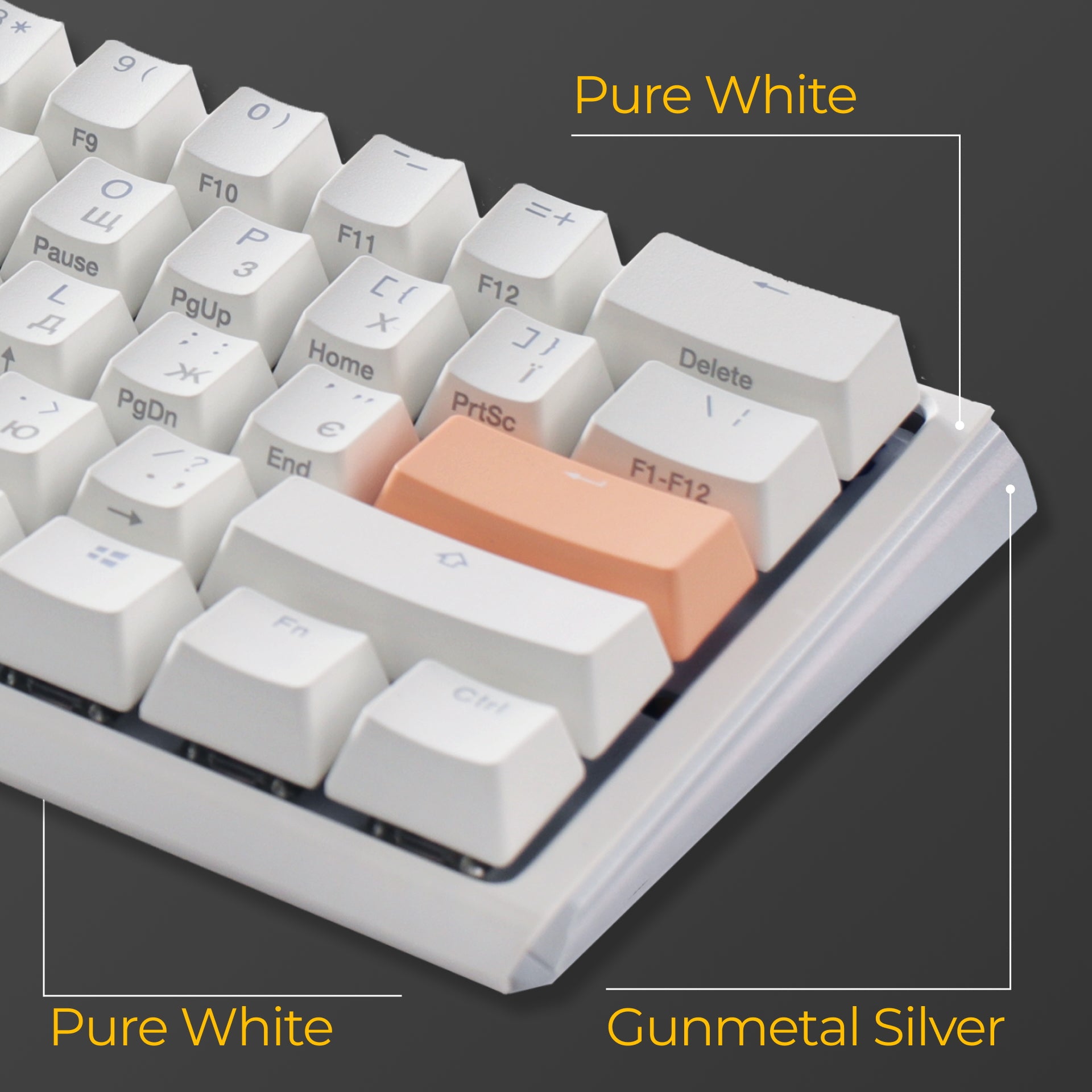 Механічна клавіатура Ducky One 3 Mini RGB White UA