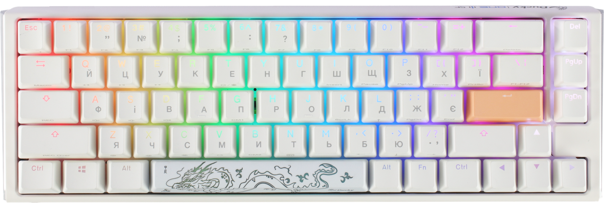 Механічна клавіатура Ducky One 3 SF RGB White UA