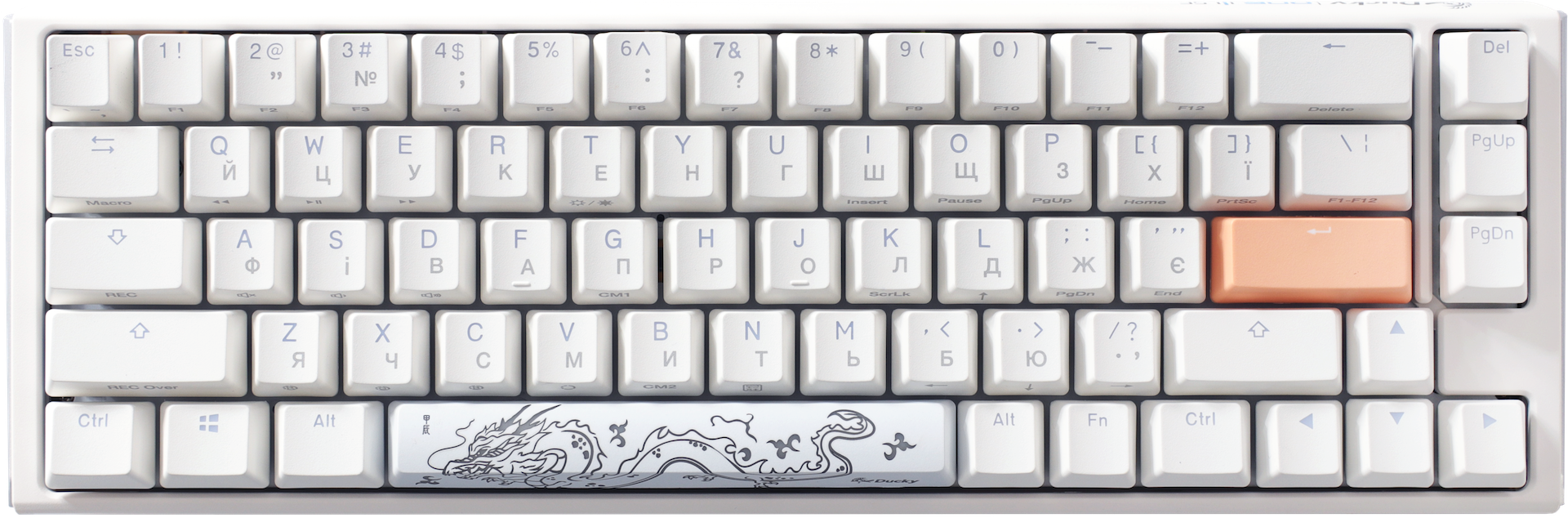 Механічна клавіатура Ducky One 3 SF RGB White UA
