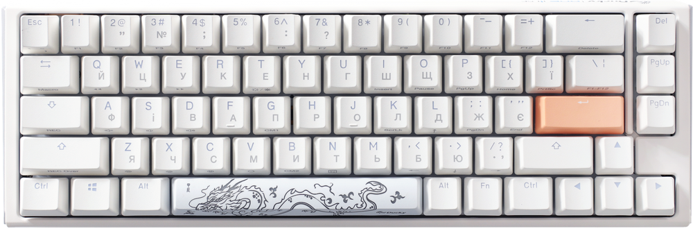 Механічна клавіатура Ducky One 3 SF RGB White UA