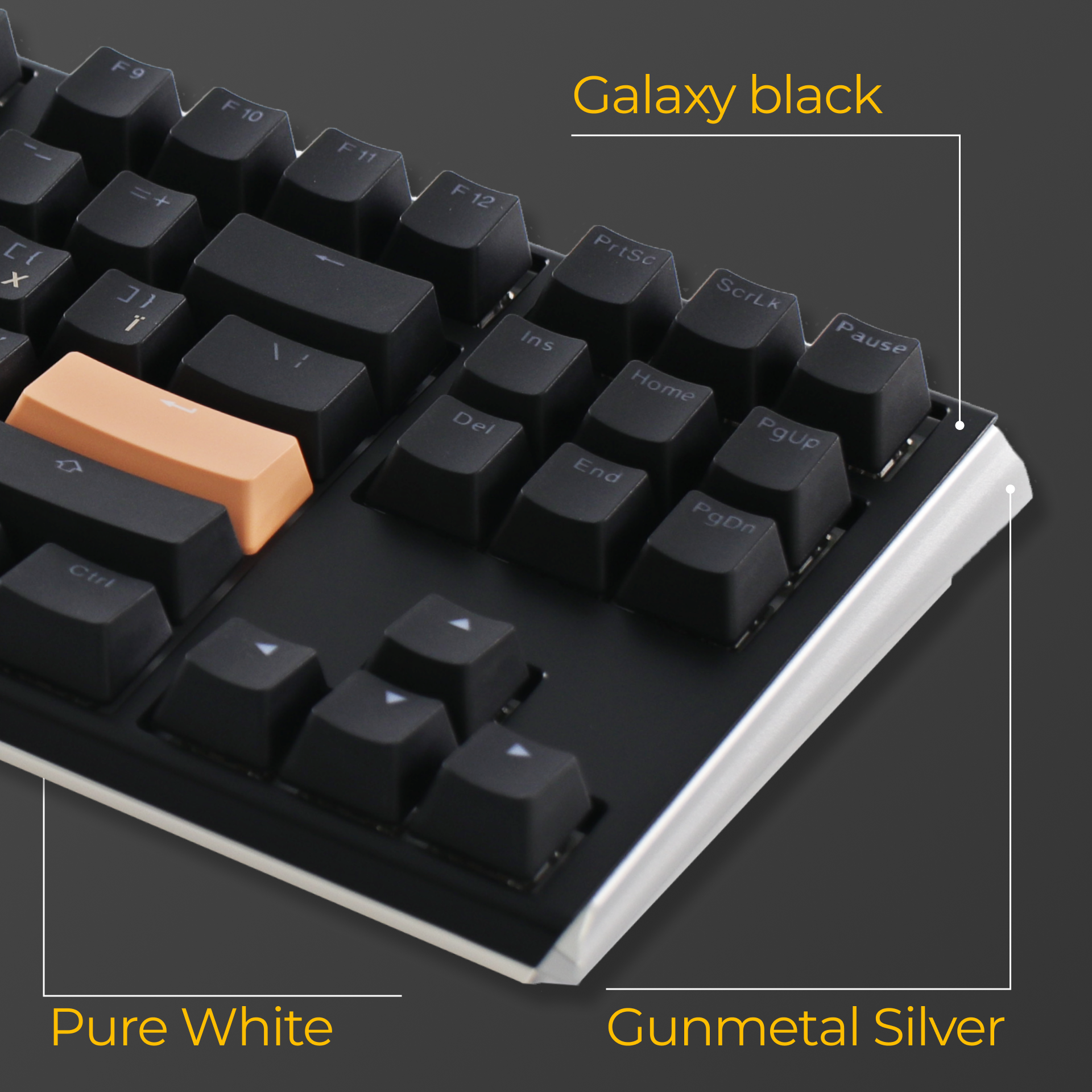 Механічна клавіатура Ducky One 3 TKL RGB Black UA