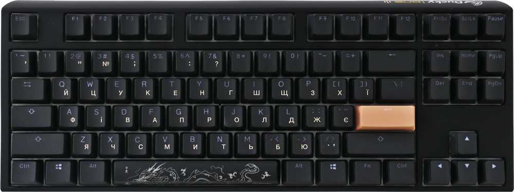 Механічна клавіатура Ducky One 3 TKL RGB Black UA