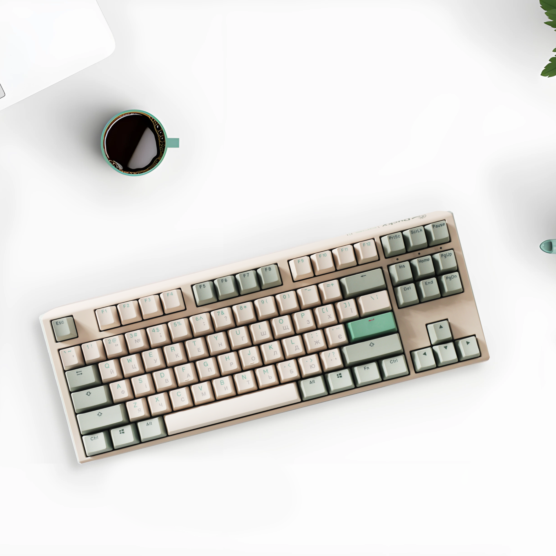 Механічна клавіатура Ducky One 3 TKL Matcha Cream UA