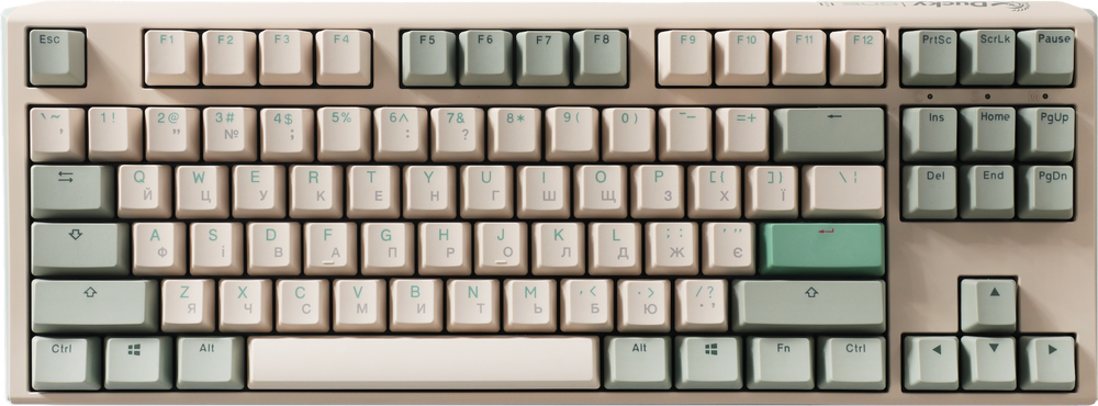 Механічна клавіатура Ducky One 3 TKL Matcha Cream UA