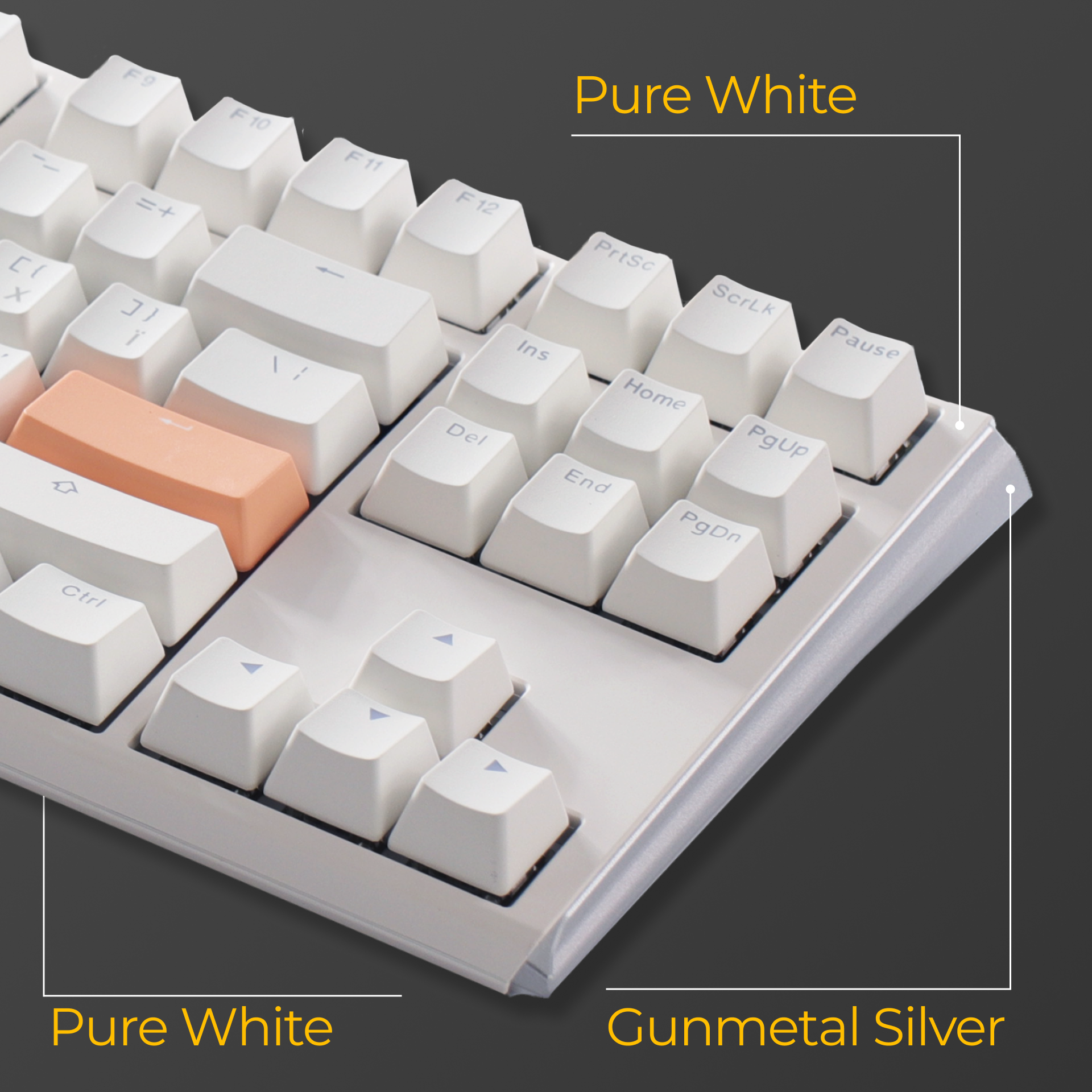 Механічна клавіатура Ducky One 3 TKL RGB White UA