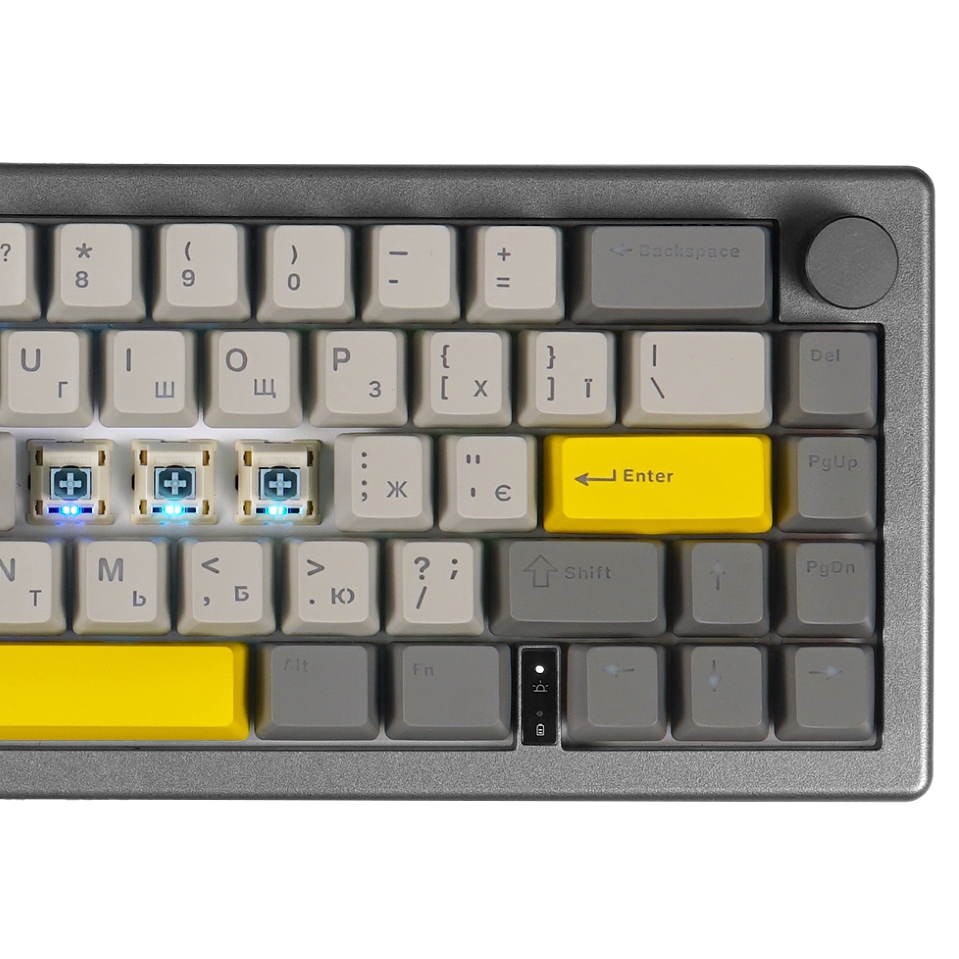 Клавіатура механічна бездротова EPOMAKER EK68 Budgerigar V2 Black (EK68-B-BV2)
