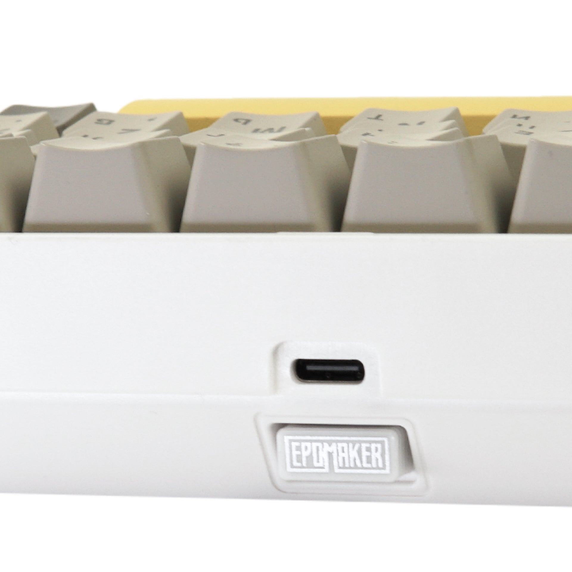 Клавіатура механічна бездротова EPOMAKER EP84 Wisteria Linear White (EP84-W-WL)