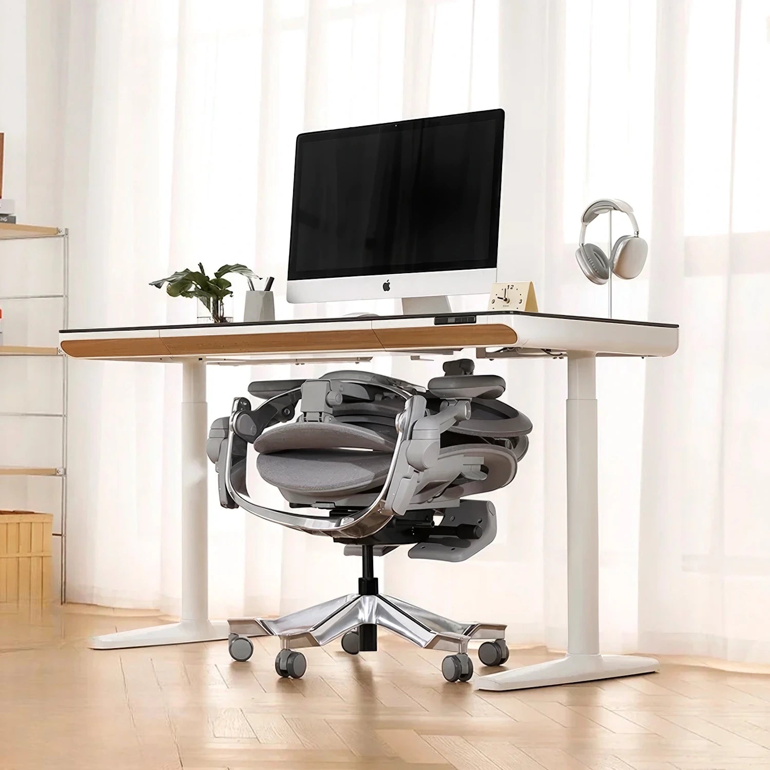 Ергономічне офісне крісло HINOMI H2 Pro з підставкою для ніг