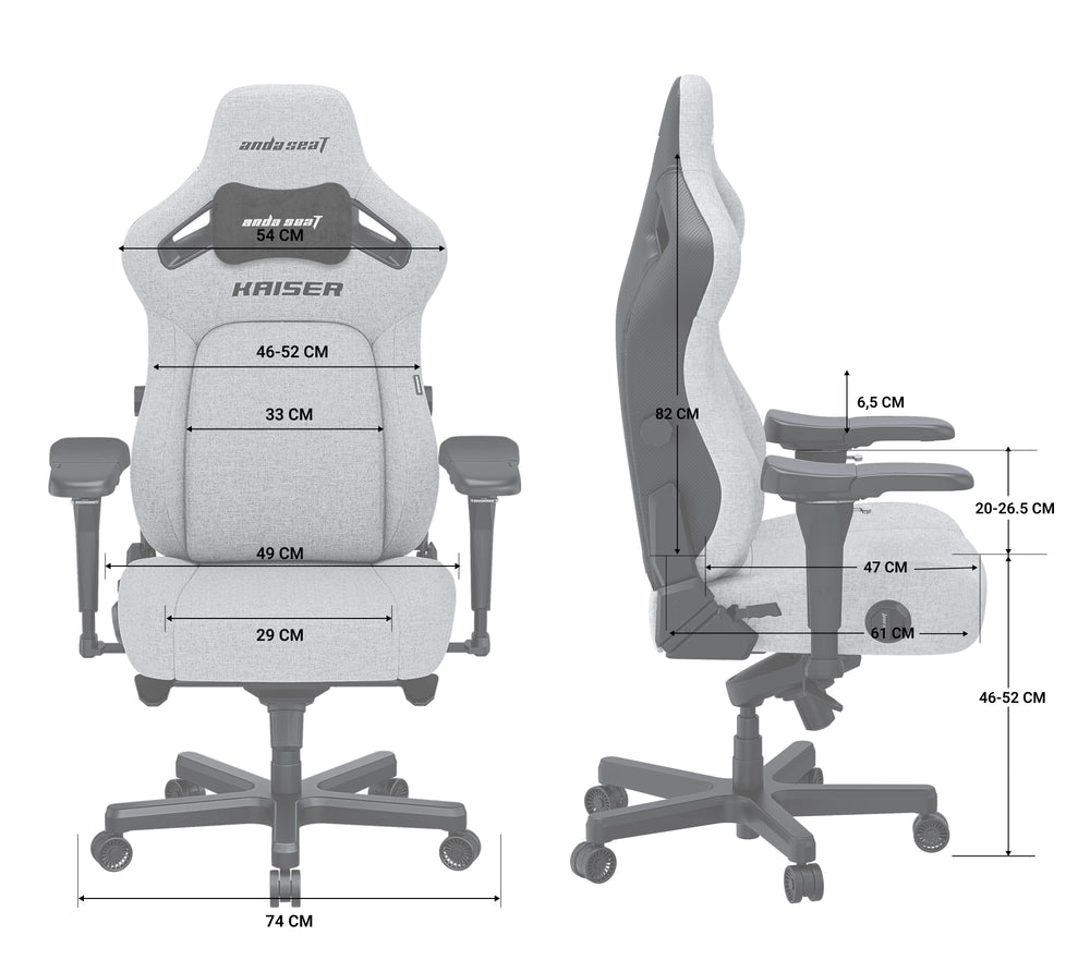 Крісло ігрове Anda Seat Kaiser 4 L