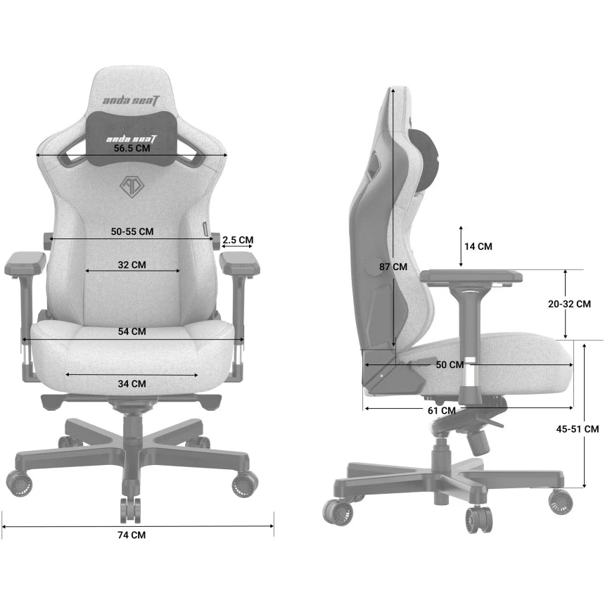 Крісло ігрове Anda Seat Kaiser 3 XL