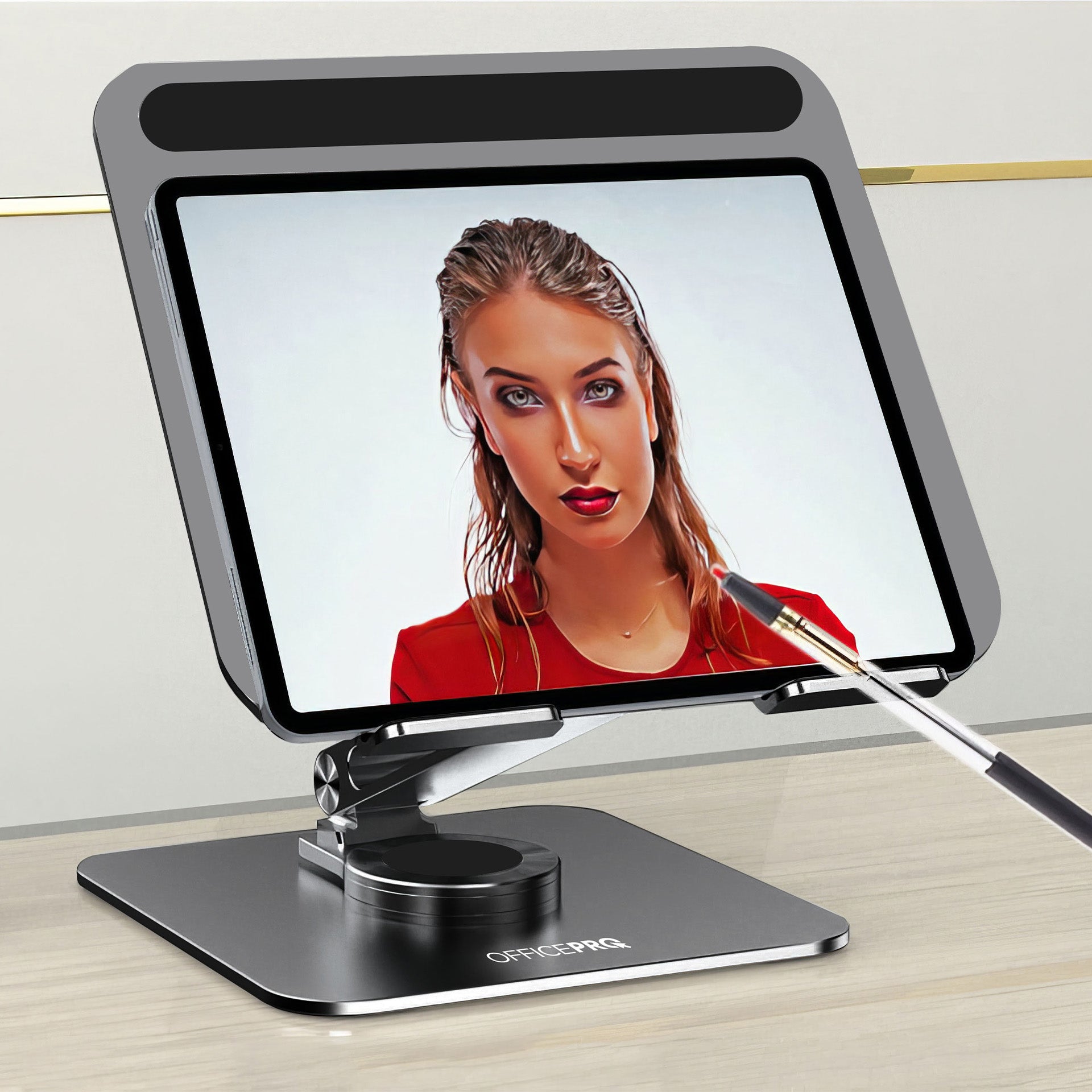 Металева регульована підставка для ноутбука OfficePro LS112G