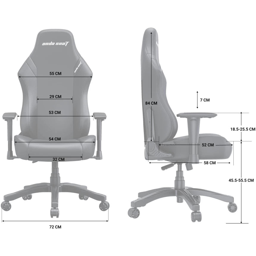 Крісло ігрове Anda Seat Luna L