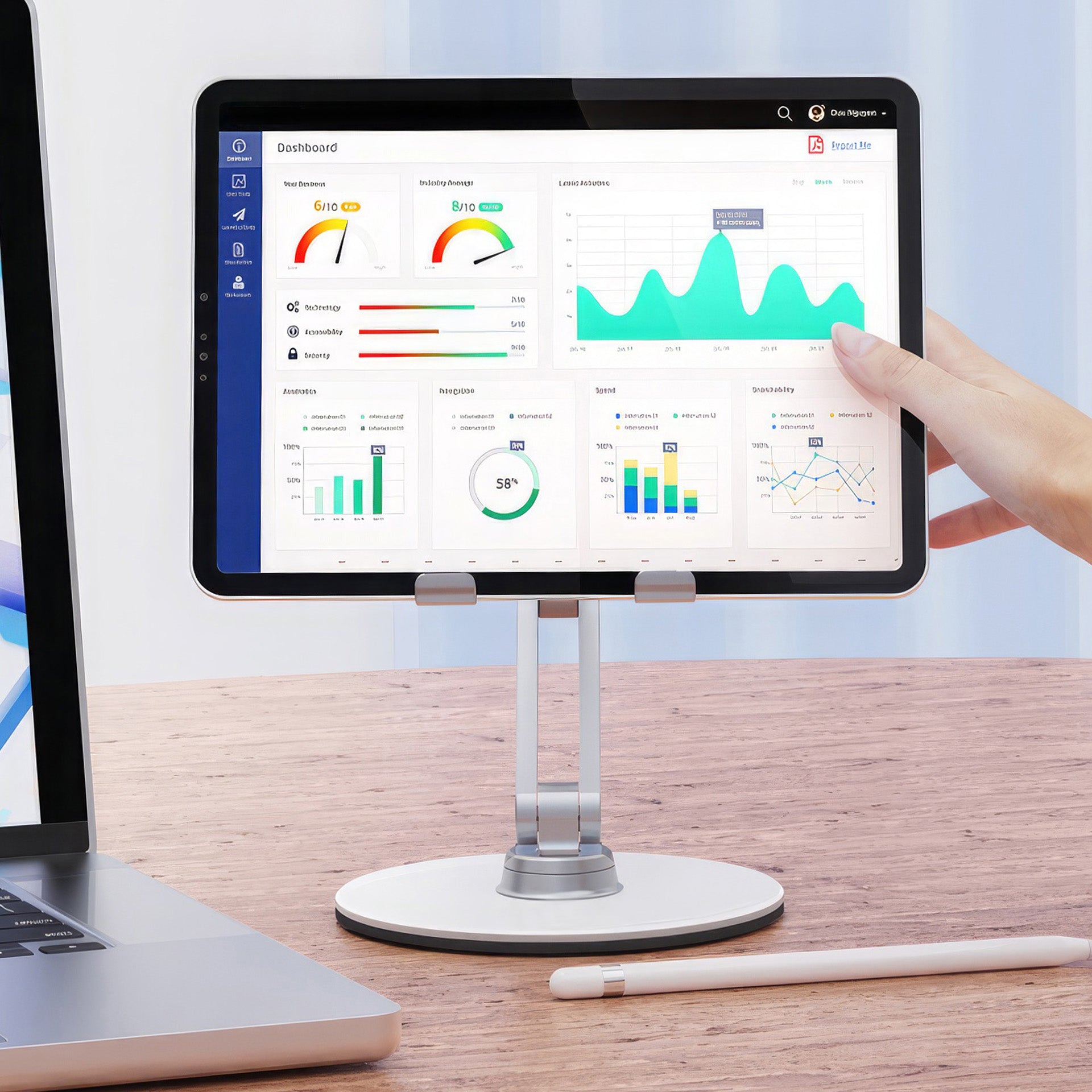 Металева підставка для смартфона/планшета OfficePro MS580