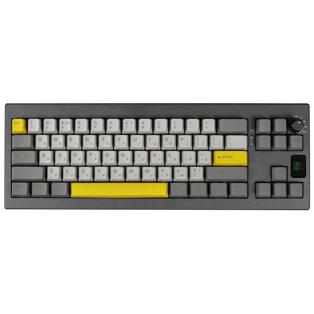 Клавіатура механічна бездротова EPOMAKER Shadow-X Flamingo Black (SHX-B-F)