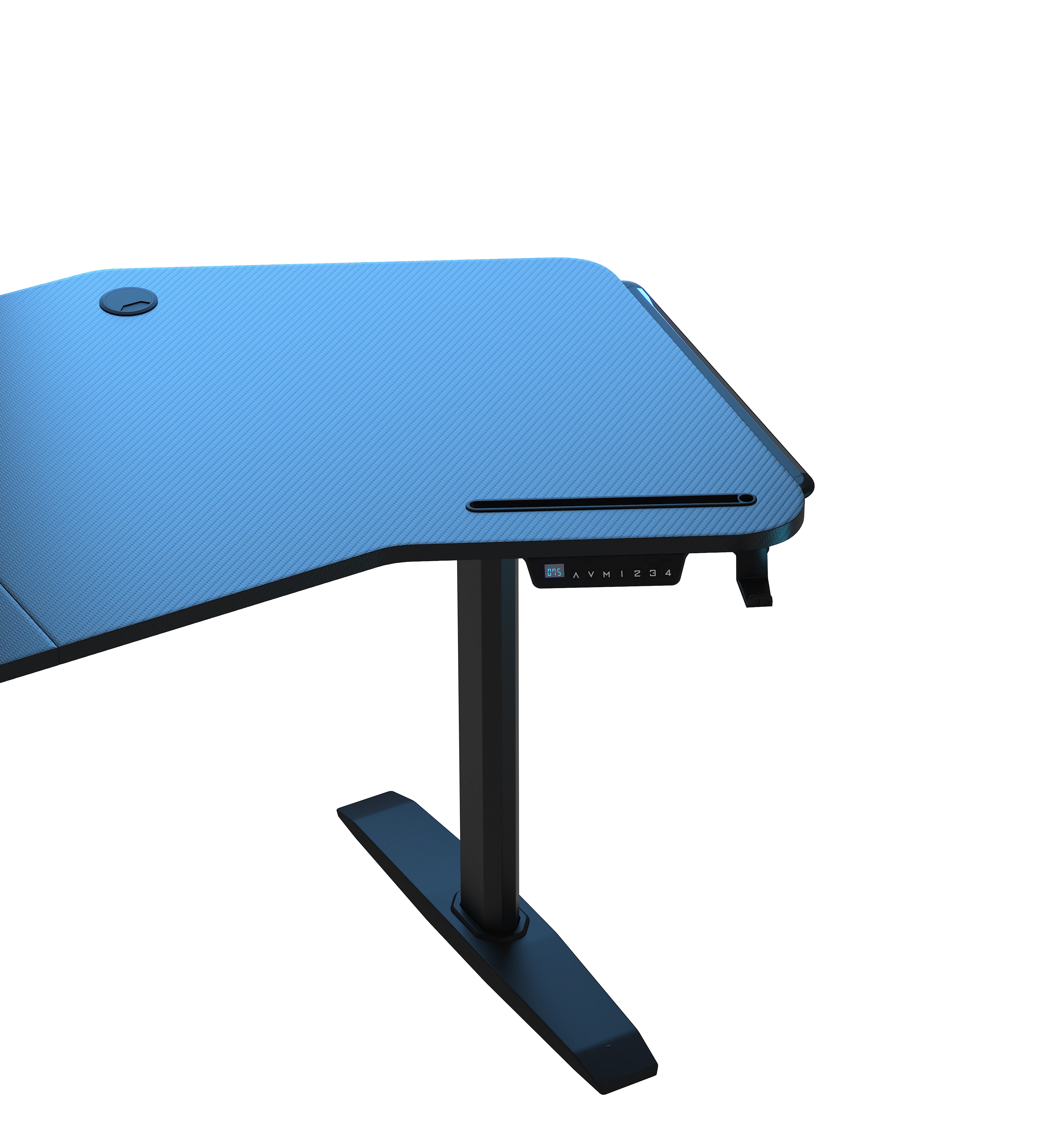 Комп’ютерний стіл з електрорегулюванням висоти Anda Seat Shadow Warrior Black