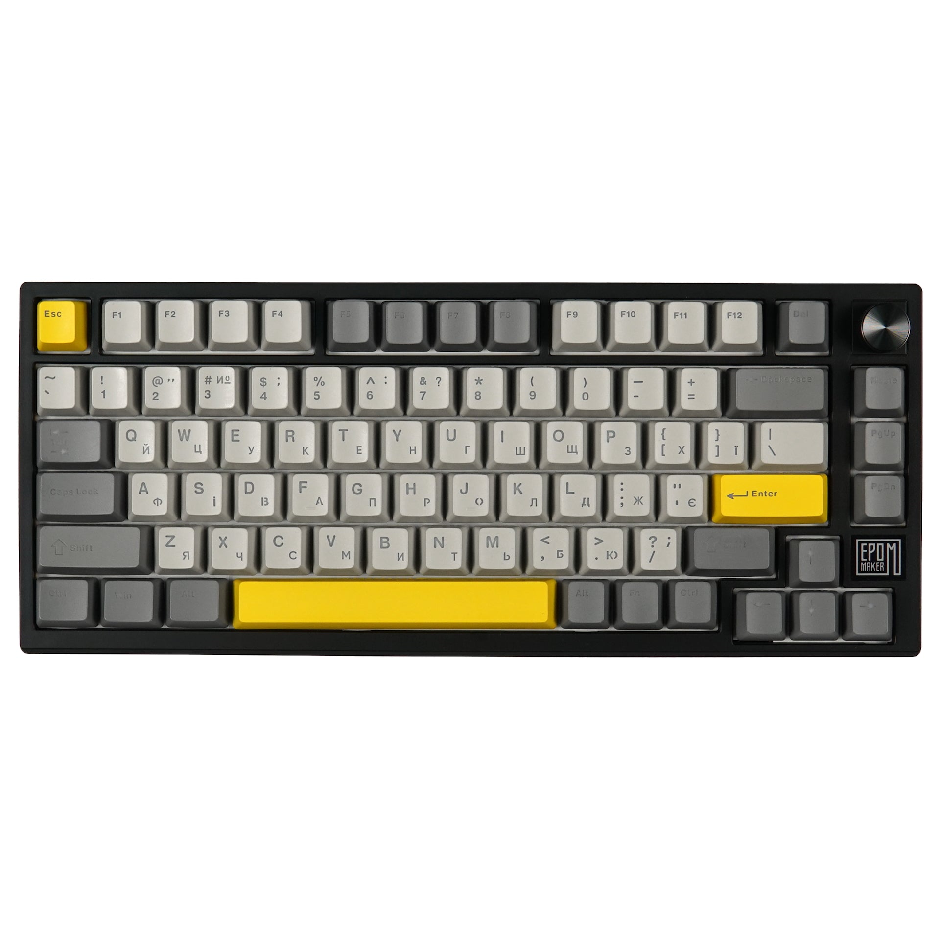 Клавиатура беспроводная механическая EPOMAKER TH80 SE Flamingo Black (TH80-SE-BF)