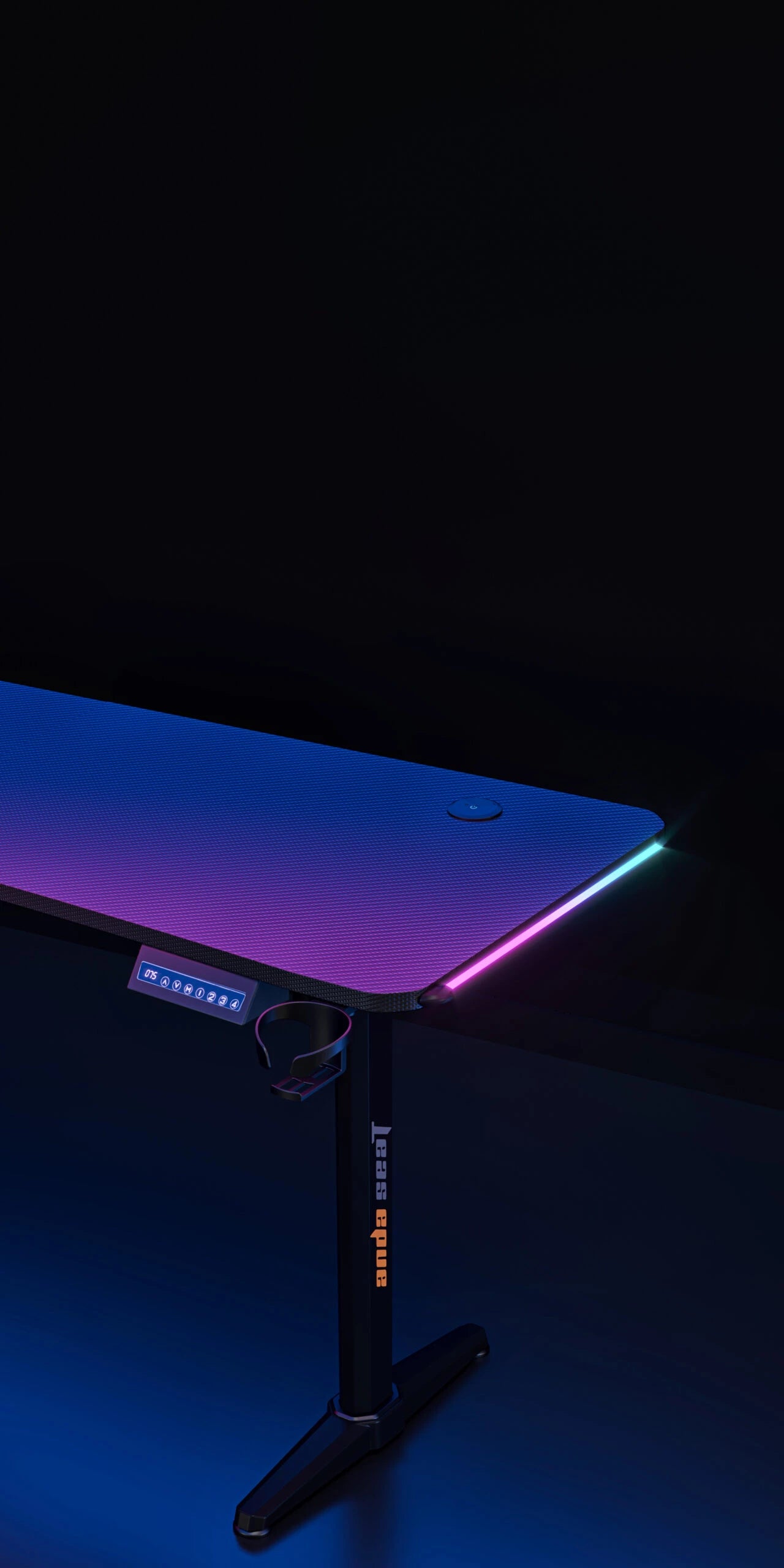 Комп’ютерний стіл з електрорегулюванням висоти Anda Seat Terminator RGB Black