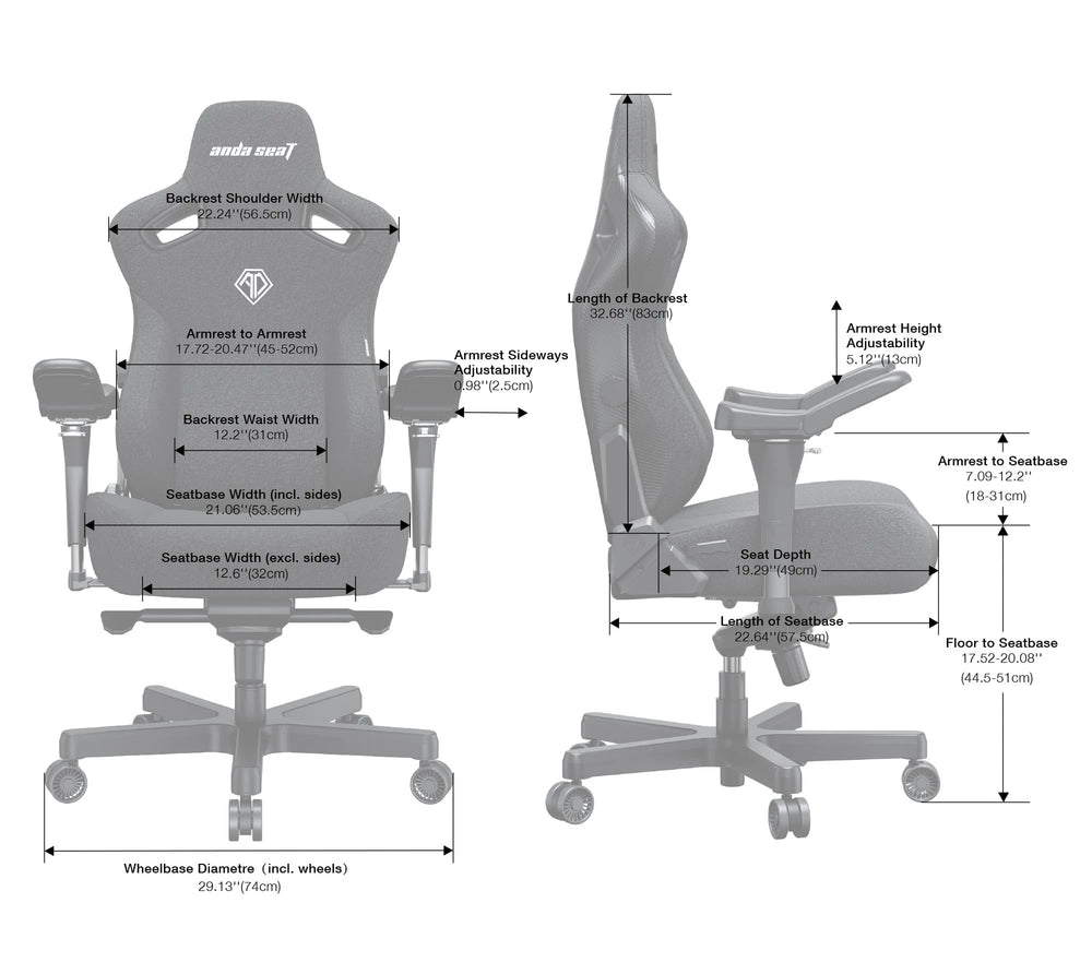 Крісло ігрове Anda Seat Kaiser 3 Pro XL