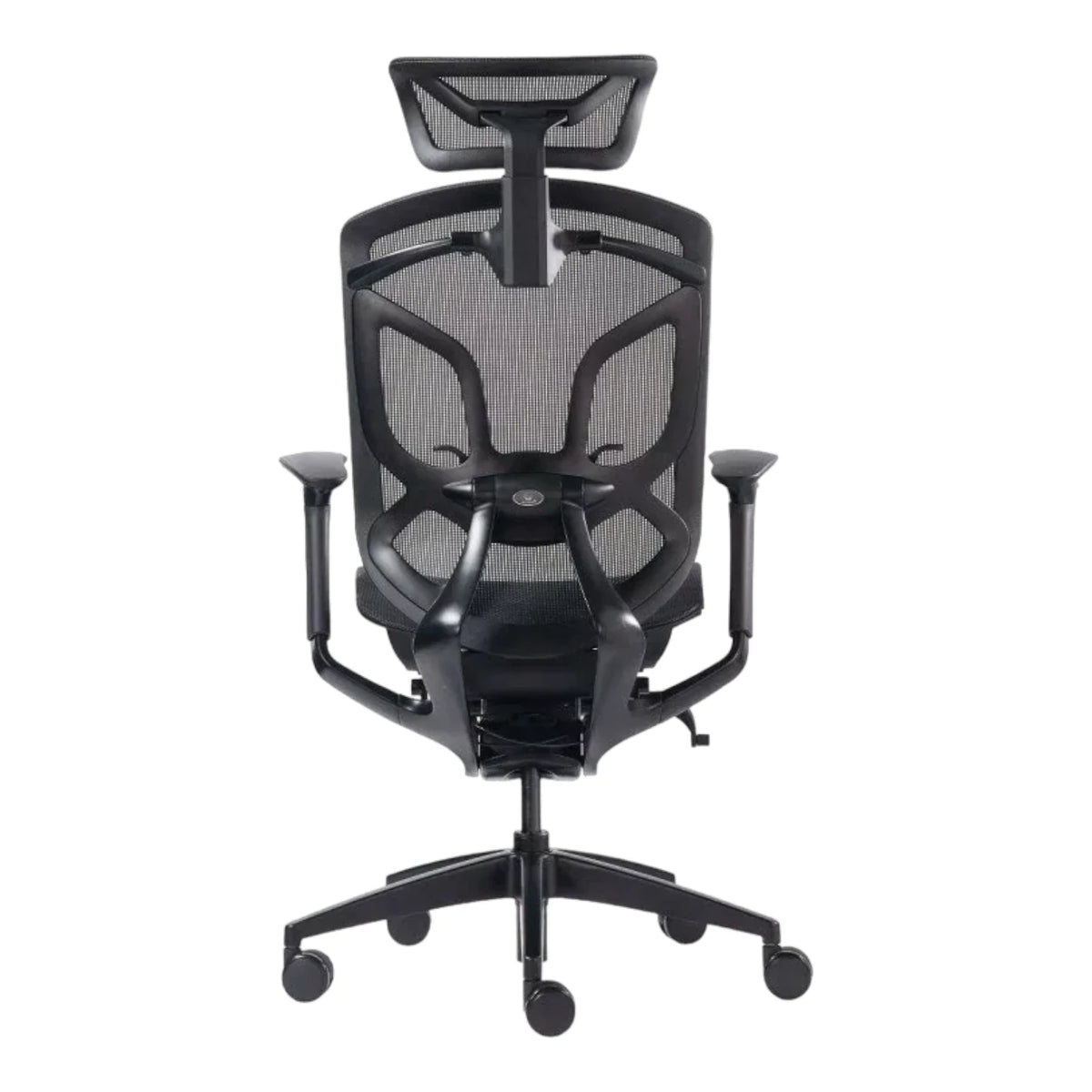 Крісло GT Chair DVARY Total Black — вид ззаду