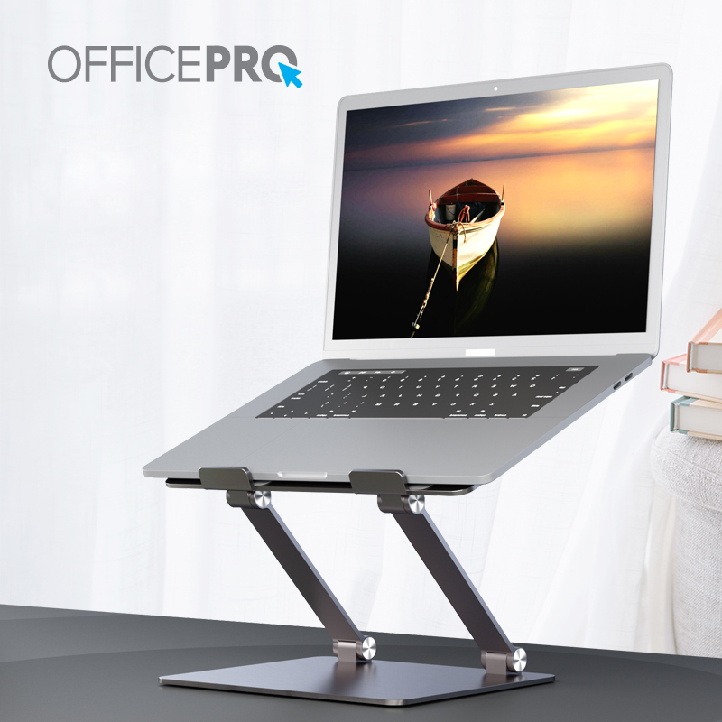 Металева регульована підставка під ноутбук OfficePro LS111