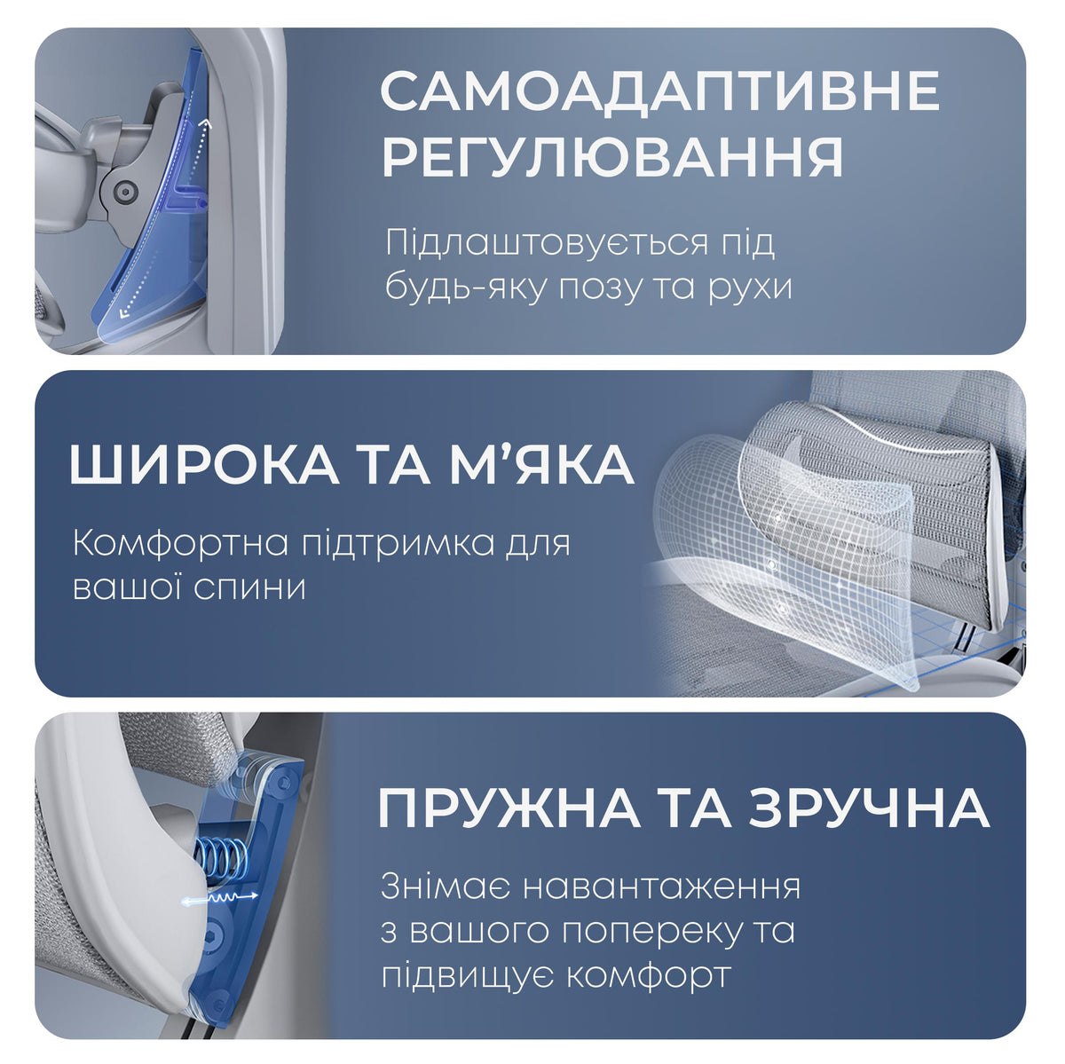 Кресло офисное с подставкой для ног Sihoo DORO C300L Mesh White with footrest