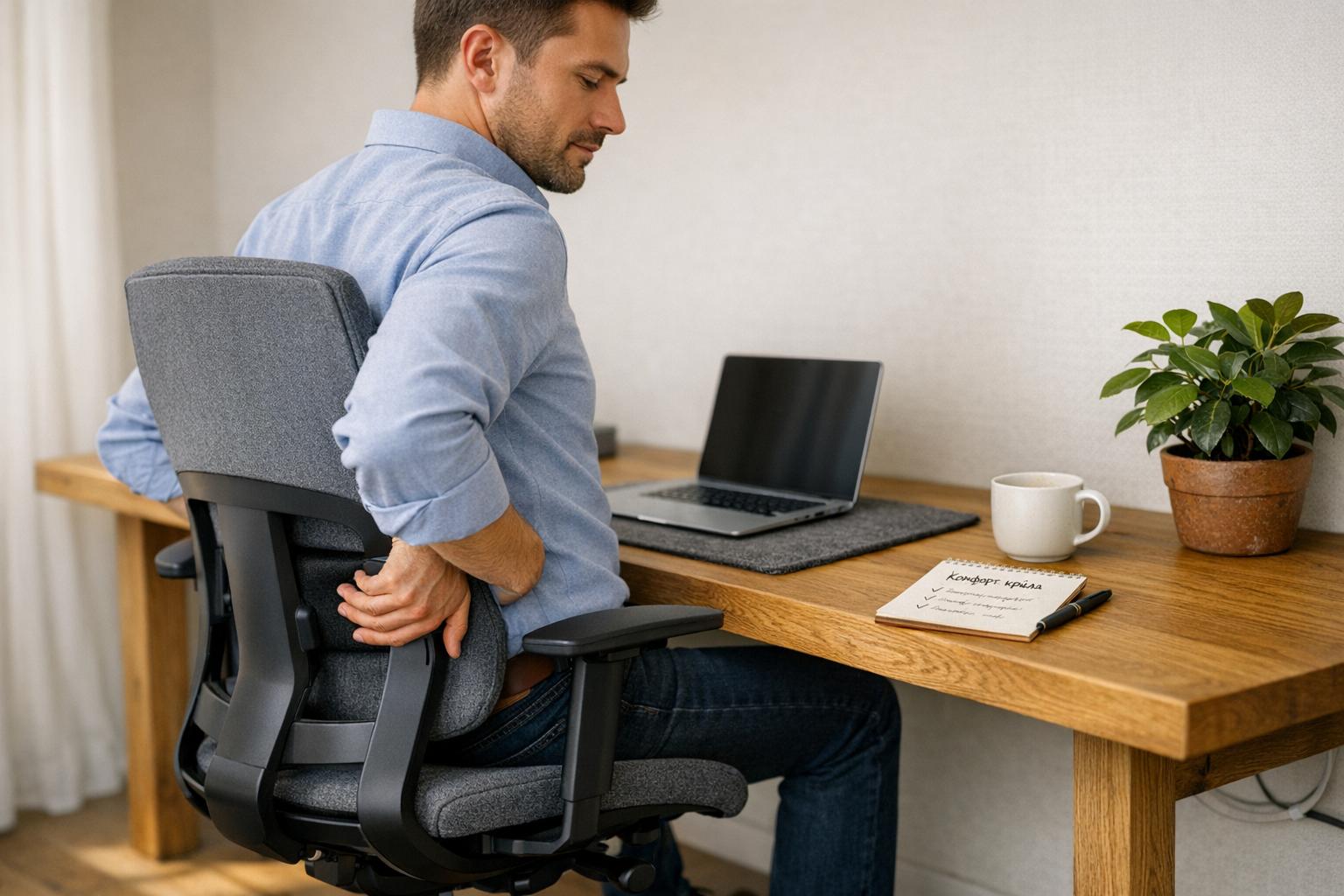 Перевірка Комфорту Офісного Крісла