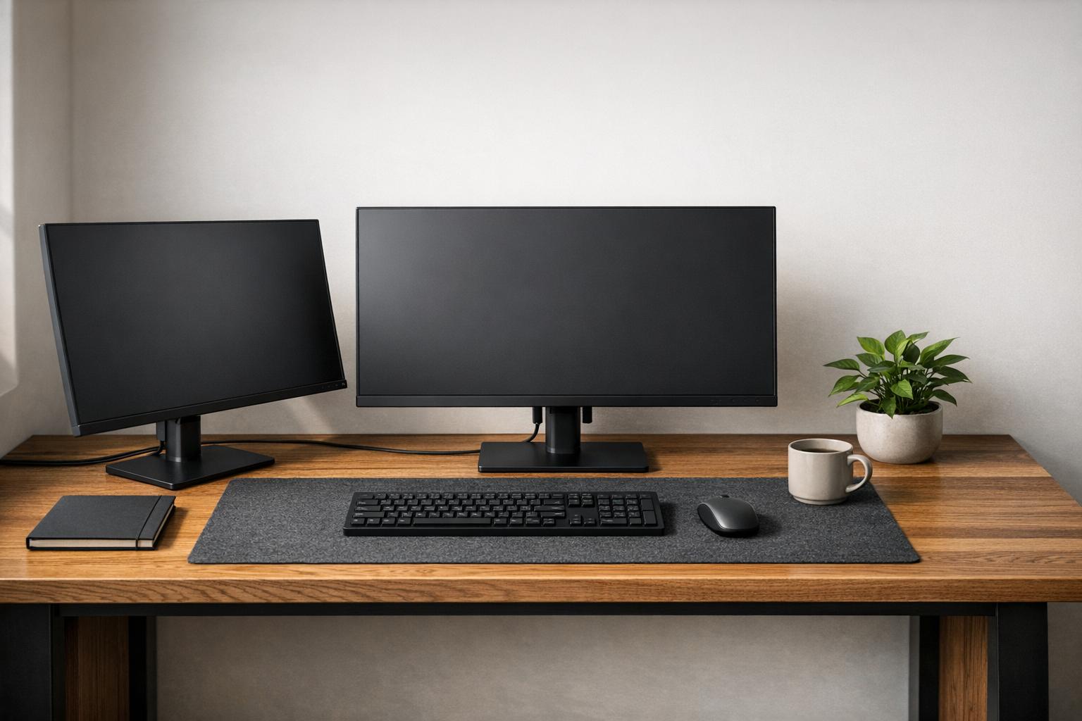 Як правильно розташувати два монітори на робочому столі