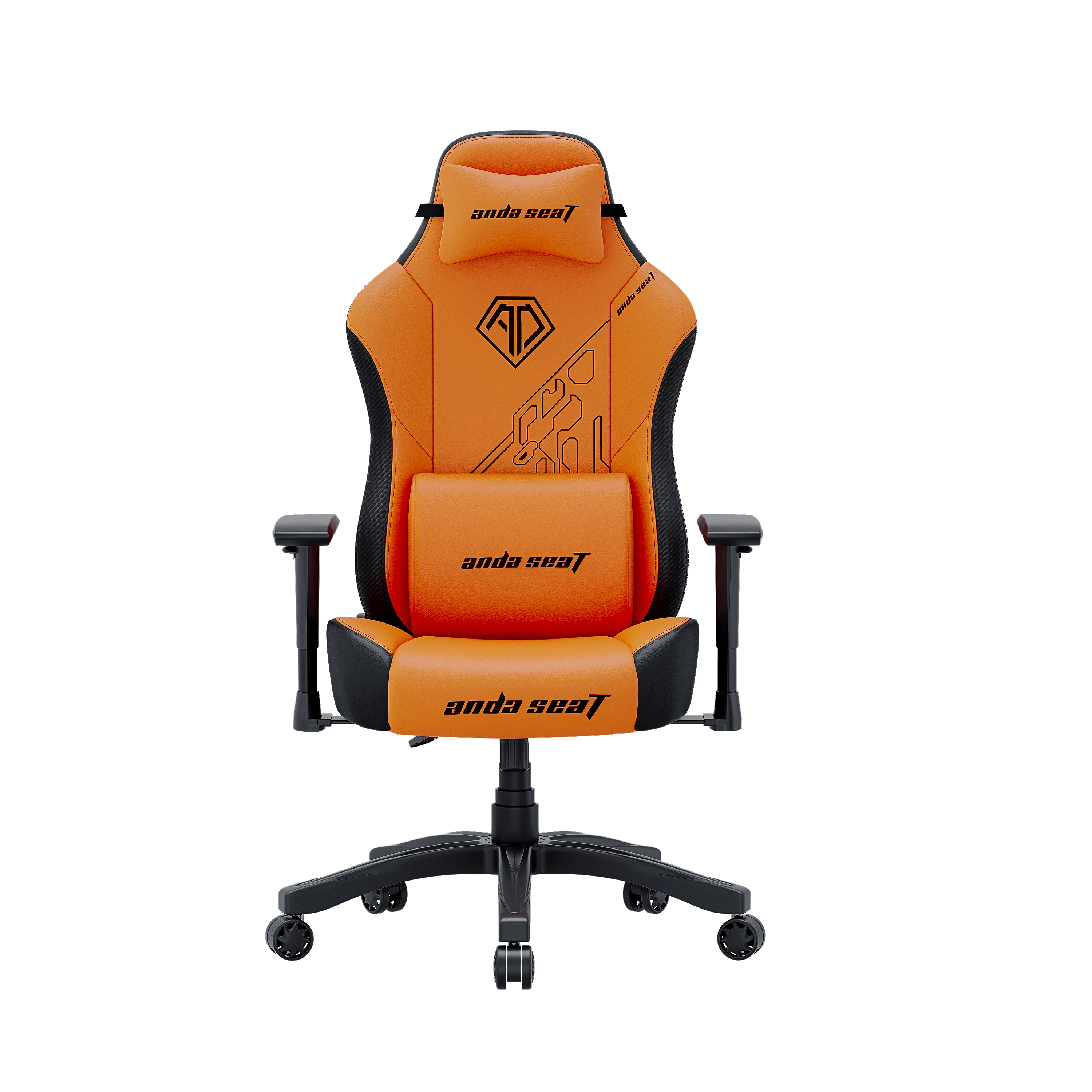 Кресло игровое Anda Seat Phantom Tiger Edition Black Size L