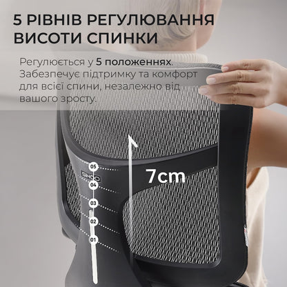 Ергономічне офісне крісло Sihoo DORO S100