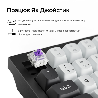 Клавіатура Keychron Q1 HE — функція «працює як джойстик»
