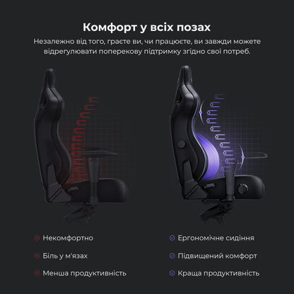 Крісло ігрове Anda Seat Kaiser 4 Cyber Green PVC Size XL