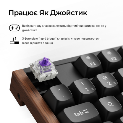 Клавіатура Keychron K10 HE — функція «працює як джойстик»