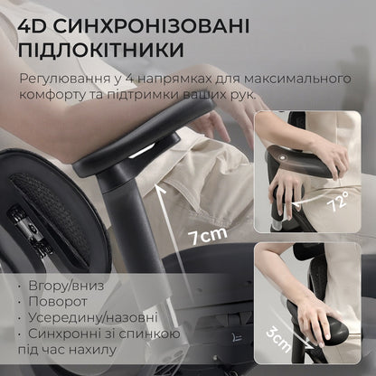 Ергономічне офісне крісло Sihoo DORO S100