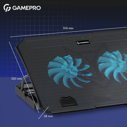 Підставка для охолодження ноутбука GamePro (CP350)