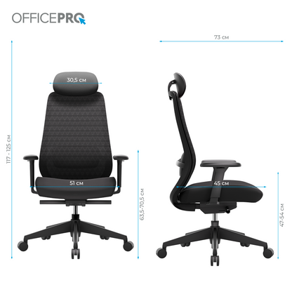 Ергономічне офісне крісло OfficePro Omnis OC640B