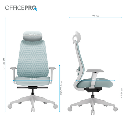 Ергономічне офісне крісло OfficePro Omnis OC640G