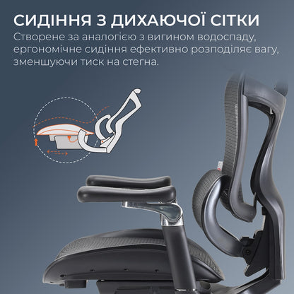 Ергономічне офісне крісло Sihoo DORO C300 Pro