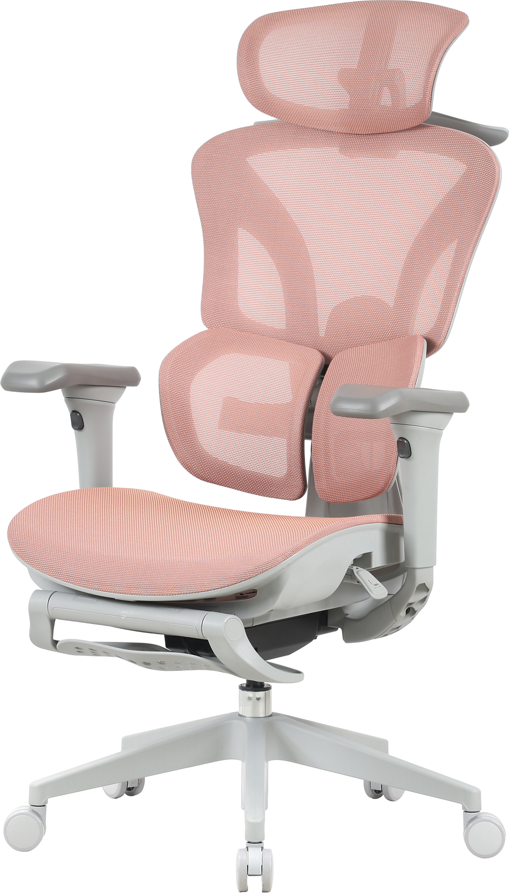 Крісло офісне OfficePro Elite OC950GLP Gray/Light Pink