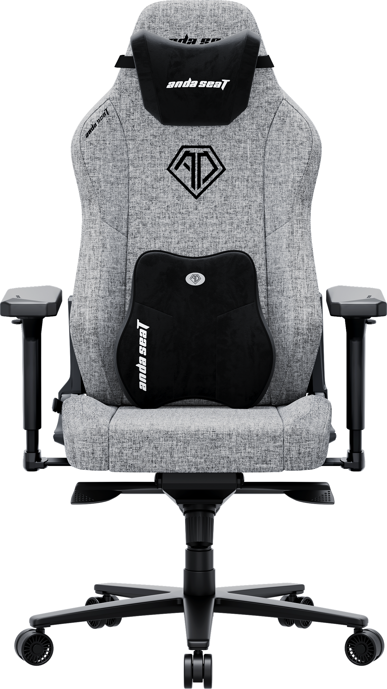 Крісло ігрове Anda Seat Phantom 3 XL Fabric Gray Size XL