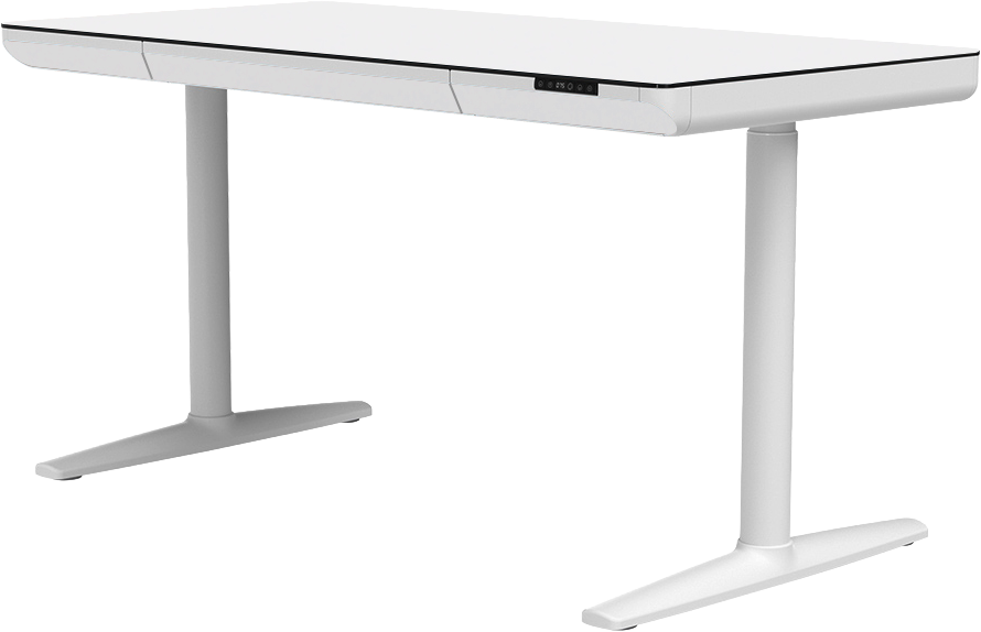 Комп'ютерний стіл з електрорегулюванням висоти OfficePro ODP1470W білий