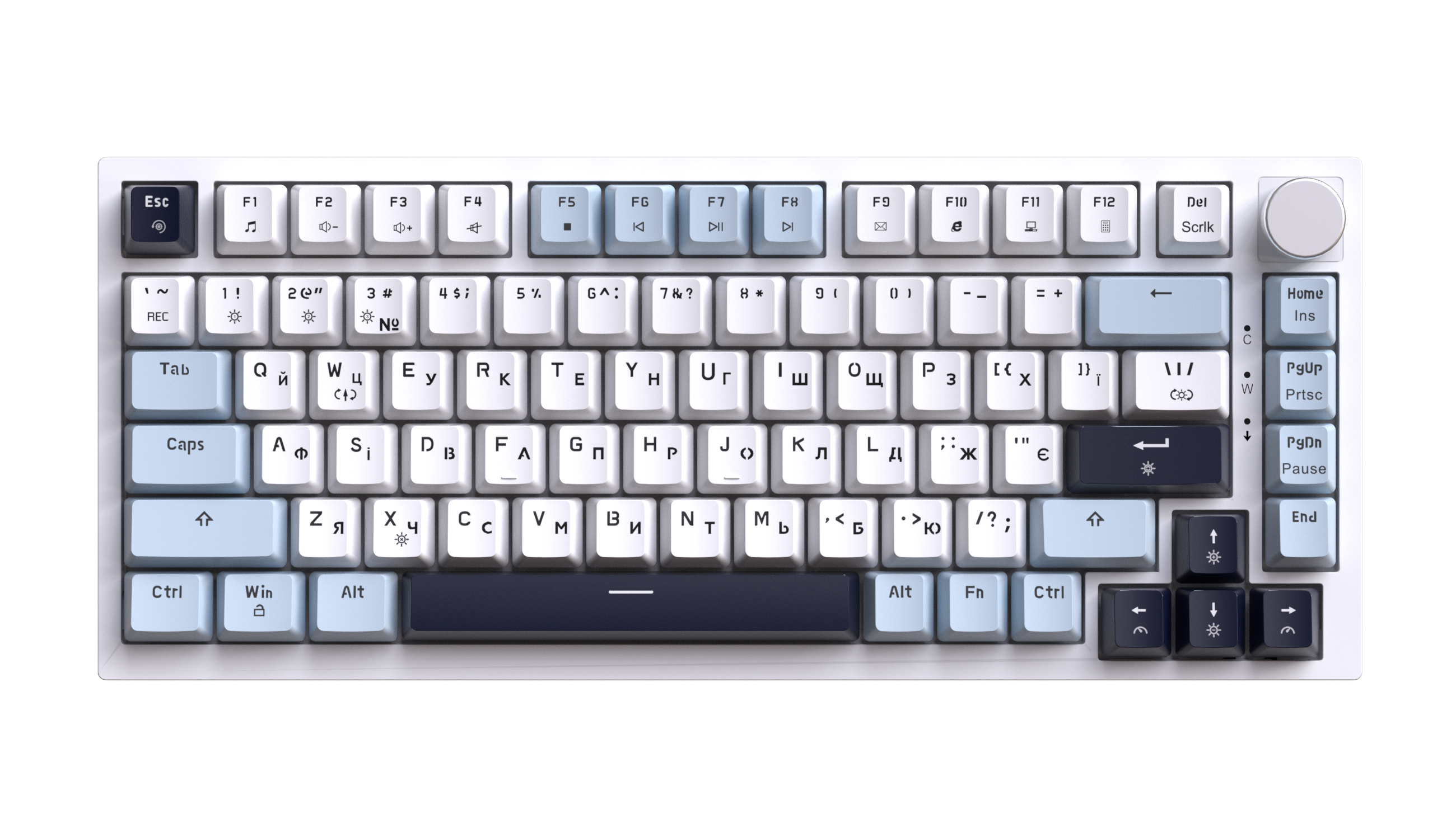 GamePro MK160 V2 Warden QLAB Sakura White — загальний вигляд