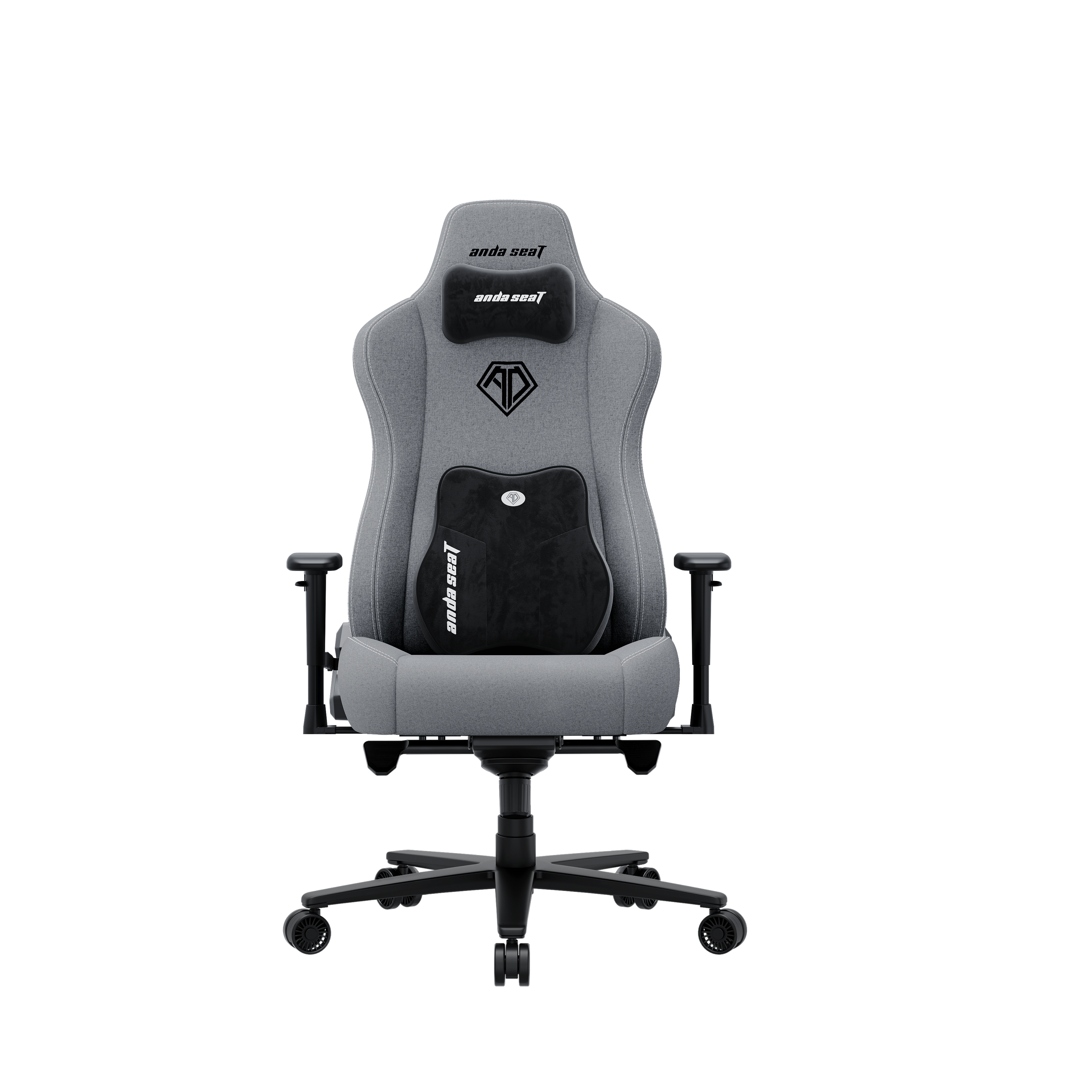 Крісло ігрове Anda Seat Novis Plus Fabric Grey Size XL