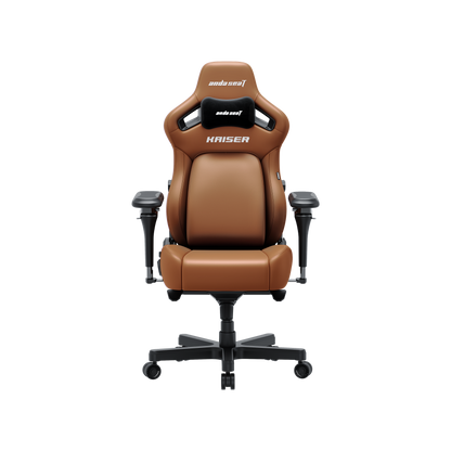 Крісло геймерське ігрове Anda Seat Kaiser 4 V2 Size XL Brown PVC