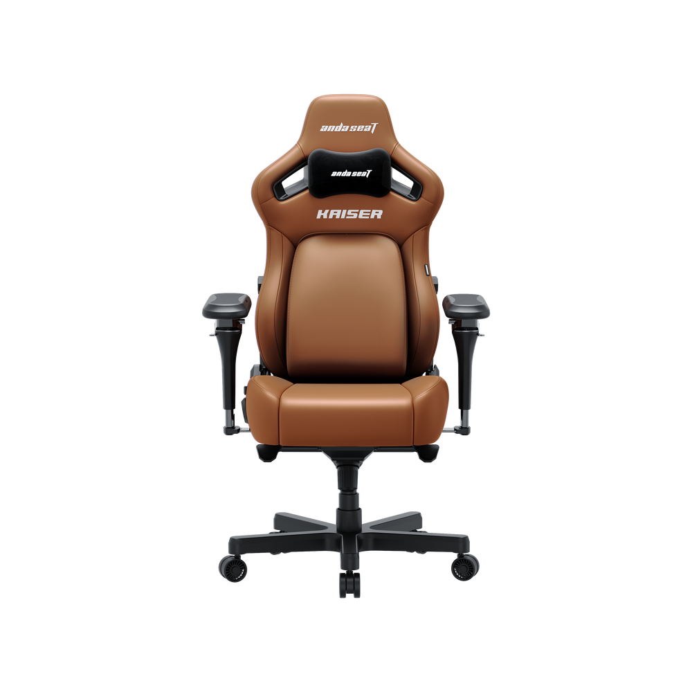 Крісло геймерське ігрове Anda Seat Kaiser 4 V2 Size XL Brown PVC