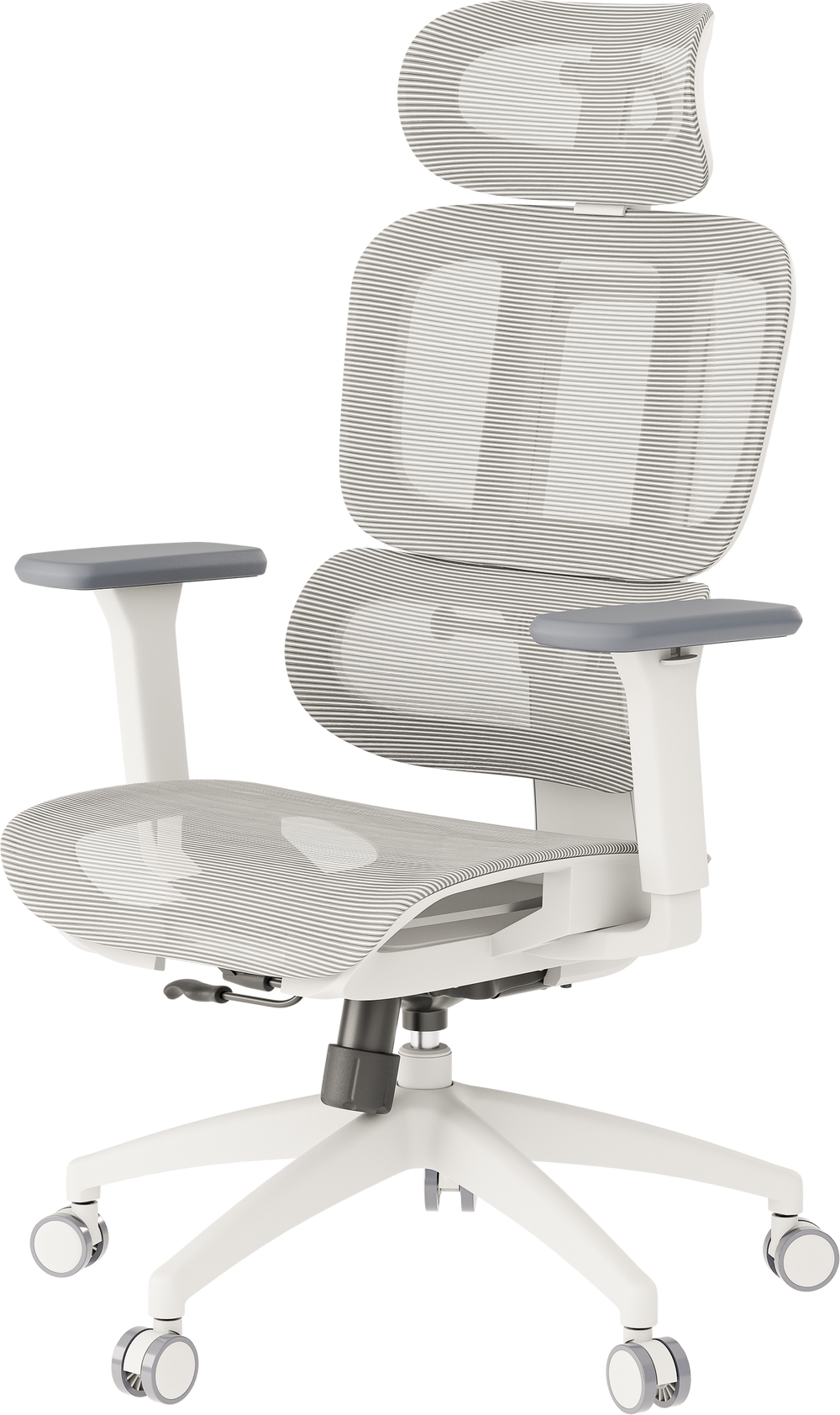 Крісло офісне OfficePro Skyline OC680-W-LG-LG