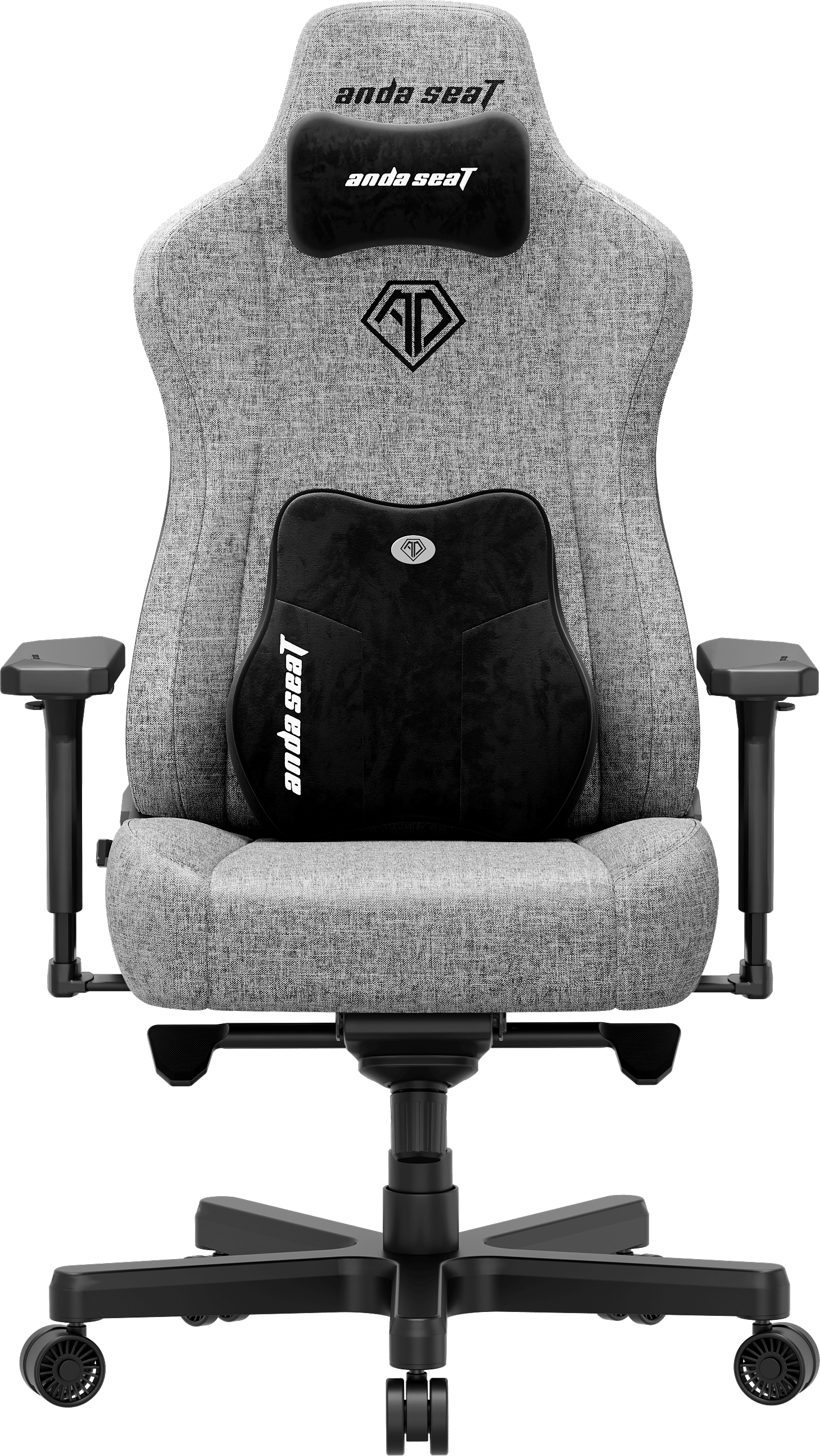Крісло ігрове Anda Seat Kaiser 3E Grey Fabric Size XL